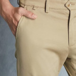 Men's Slim Fit Flexi Waist Casual Pant